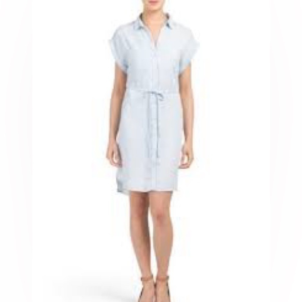 BeachLunchLounge Chambray Shirt Dress L